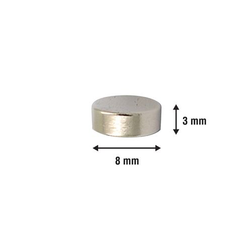 Everhang 8mm Rare Earth Disc Magnet - 10 Pack - Bunnings Australia
