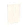 Kaboodle 900mm Antique White Alpine Medium Pantry Door - 2 Pack