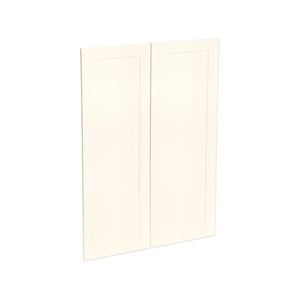 Kaboodle 900mm Antique White Alpine Medium Pantry Door - 2 Pack