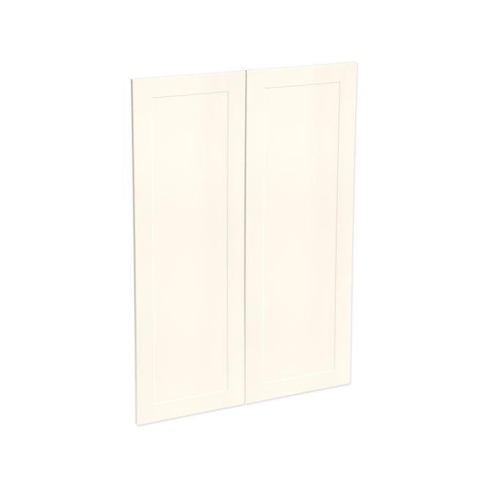 Kaboodle 900mm Antique White Alpine Medium Pantry Door - 2 Pack