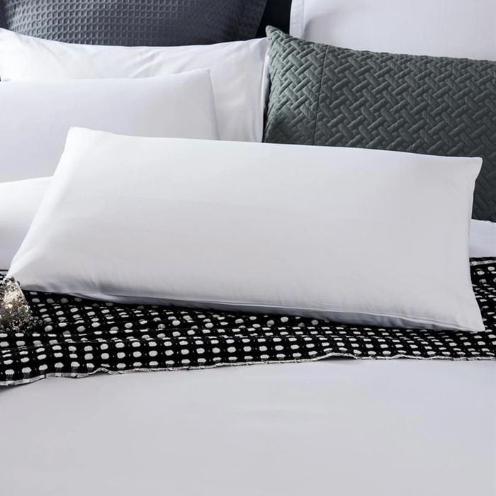 CottonMore A Pair of 350TC Hotel Quality Plain White Pillowcases