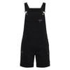 Green Hip All Women Shortalls Black Size 16