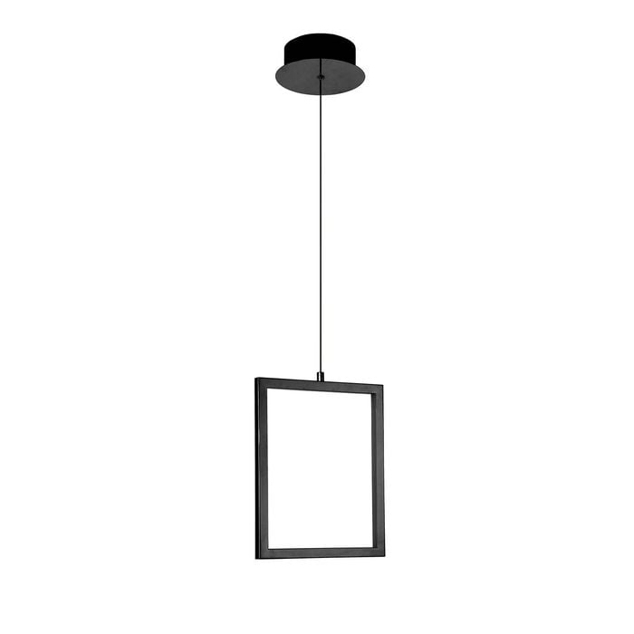 Dahli 1 Light LED Pendant - Black-3K