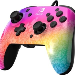 PDP Gaming Rematch Wired Controller for Nintendo Switch Star Spectrum