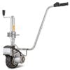 T-REX Heavy Duty 12V 350W Silver Motorised Jockey Wheel, Electric Trailer Mover for Caravan Trailer Boat Camper, 2270kg Load
