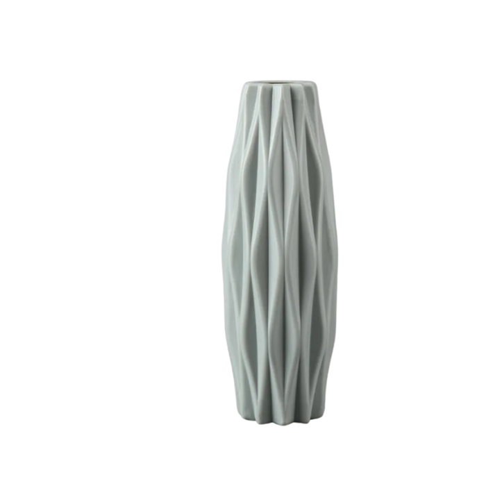 ANYDECO Flower Vase Light Green Small Geometric Nordic Style Pot Home Decor