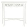 Jepara Carved Hall Table (White)