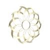 Criterion ARI 700mm Stylized Leaf Frame Gold Mirror