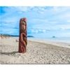 Driftwood Totem on Dunes at Ohope  Print 100% Australian Made 120 x 90cm  (Stretched)
