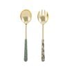 Ladelle Panama Spoon & Fork Salad Server Set Food Serving Kitchen Utensils