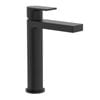 Clark  Matte Black Lead Free Round Square Tower Basin Mixer