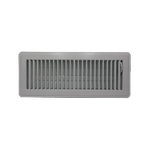 Accord 10 x 30cm White Metal Louvered Floor Vent