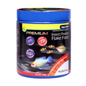 Aqua One Premium Insect Protein Colour Boost Flakes 100g (26239)