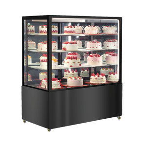 Exquisite Four Tiers Mirror Cake Display Refrigerators 1200mm Width
