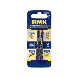 IRWIN 57mm Impact Pro Performance PH2 - 2 Pack
