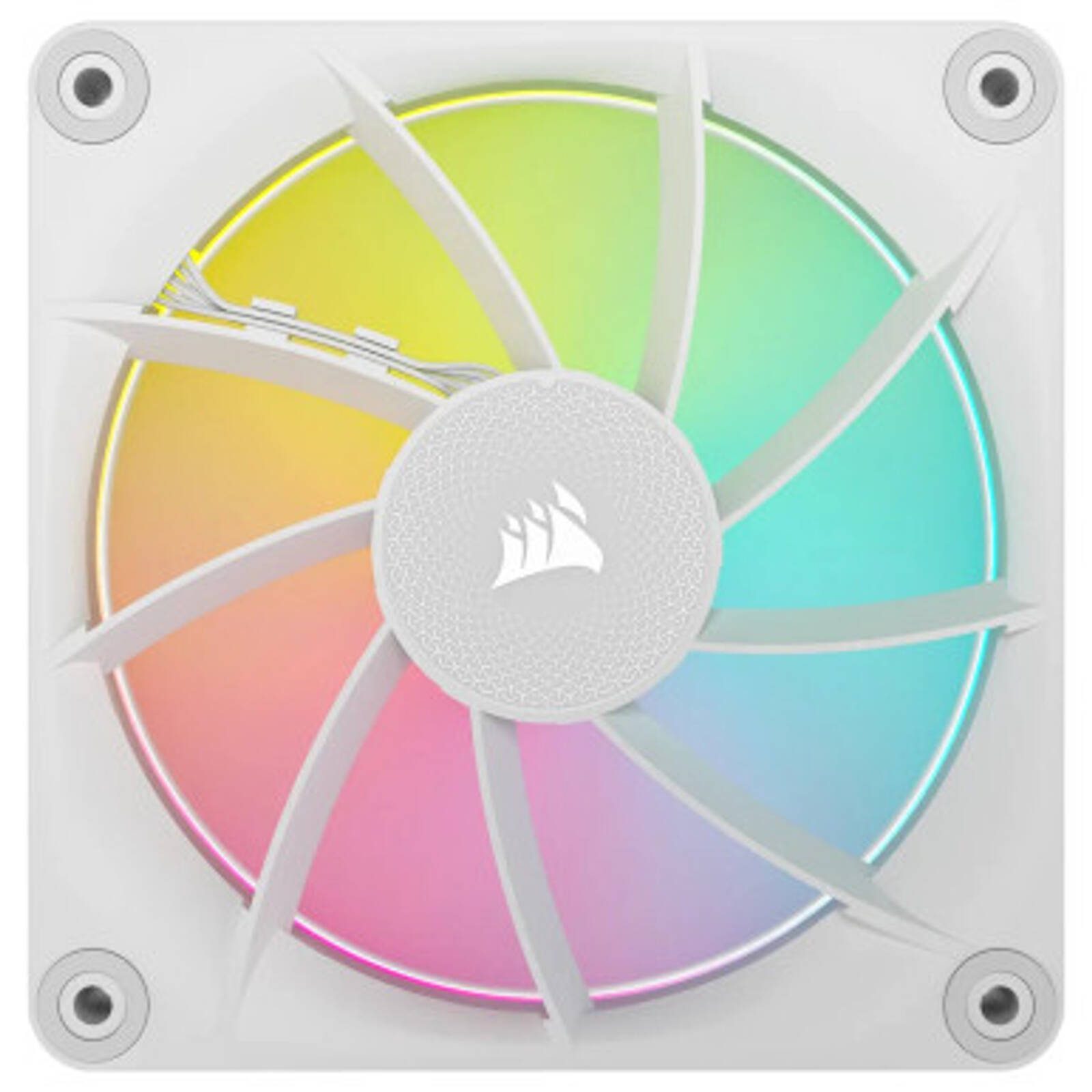 Corsair LX120 White, Single/ iCUE LINK LX120 RGB 120mm PWM Single Fan Expansion - White product image