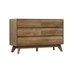 Artiss Dresser 6 Chest of Drawers Storage Cabinet Walnut