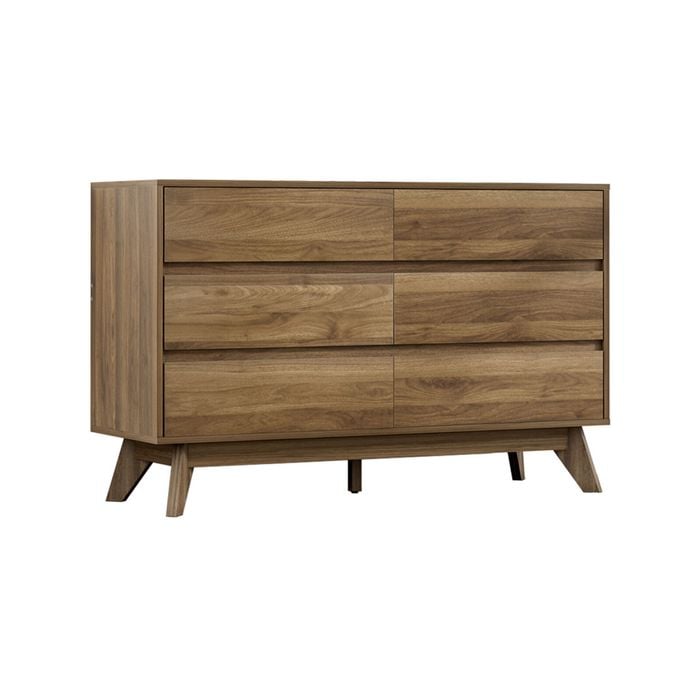 Artiss 6 Chest of Drawers Storage Cabinet Walnut