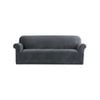 Artiss 4 Seater Sofa Cover Couch Cover Velvet Grey