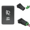 Switch Boss Blue LED Push Switch for Mitsubishi Triton (MQ MR) Pajero (QE QF) - Left Light