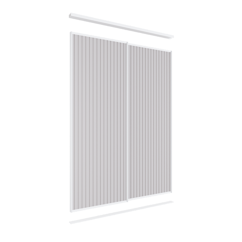 2400 x 1201-1800mm 2 Door VJ Panel Package