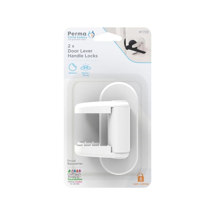 Perma Child Safety Door Lever Handle Lock - 2 Pack