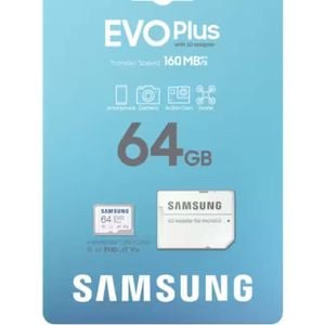Samsung 64GB Micro SDXC EVO Plus Gen2 Memory Card