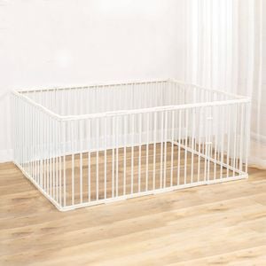 Topet Dog Playpen Enclosure 14 Panel Pet Playpen Fold Exercise Fence Puppy Cage