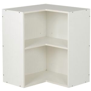 Kaboodle 600mm White Wall Corner Cabinet