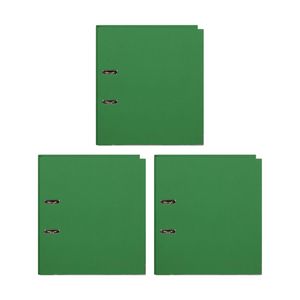 3x Marbig Pe Lever Arch File Folder A4 Document Filing Organiser Holder Green