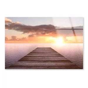 Golden Sea Sunset View  Print 100% Australian Made 90 x 60cm  (Acrylic)
