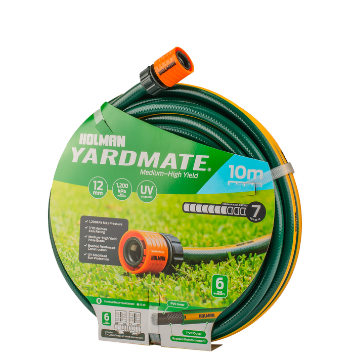 Holman 12mm x 10m Yardmate Garden Hose