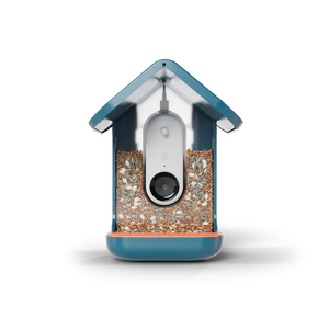 Birdbuddy Blue Smart Bird Feeder Birdwatching, Solar Roof & App