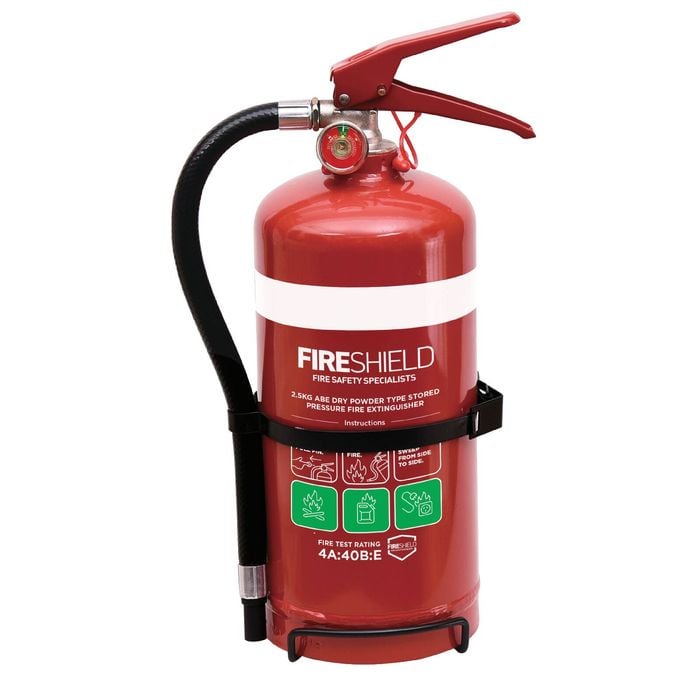 FireShield 2.5kg Dry Powder Fire Extinguisher