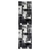 Loom & Lace Millard 297 80x150 Dark Grey Black Runner Rug