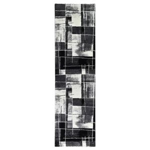Loom & Lace Millard 297 80x150 Dark Grey Black Runner Rug