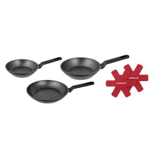 3-Piece Pyrolux Xtreme Non-Stick Induction Compatible Fry Pan Set 20/24/28cm