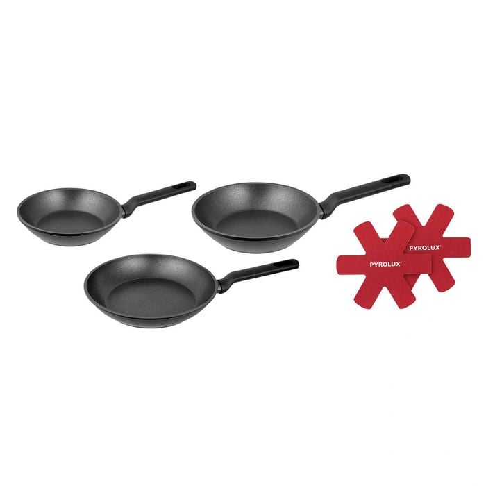 3-Piece Pyrolux Xtreme Non-Stick Induction Compatible Fry Pan Set 20/24/28cm