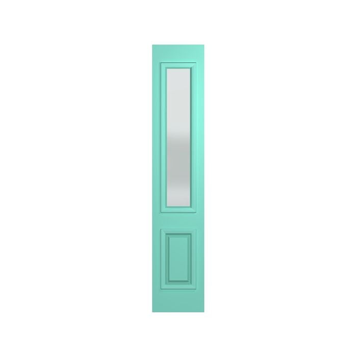 Hume Doors 1980 x 400 x 40mm Vaucluse XVP13 Glazed Etchlite Entrance Panel