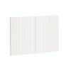 Kaboodle 900mm Vanilla Essence V-Groove Rangehood Doors - 2 Pack