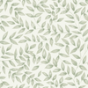 Grandeco 53cm x 10.05m Green Soft Leaf Wallpaper