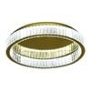 Eli & Co. Lighting Olympia 62W Tri-Colour Dimmable Crystal Ring Chandelier 59cm