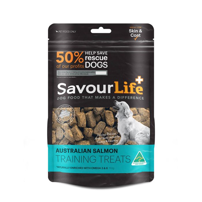 Savour Life Adult Pet Dog Training Treats Australian Salmon 165g