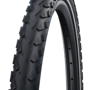 Schwalbe Landcruiser Plus 28 X 1.75" Puncture Guard Reflective Sidewall E-25 Green Compound Tyre