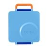 Omie Omiebox Hot&Cold Stainless Steel Bento Box 21.59x19.05x7.62cm Bluesky