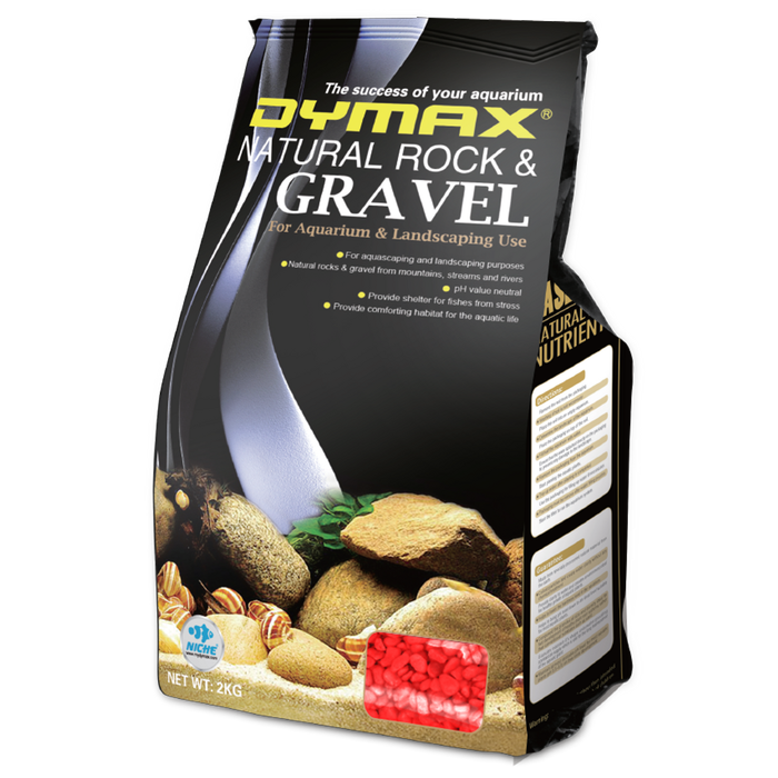 Dymax Coloured Gravel Red 2kg (dm373)