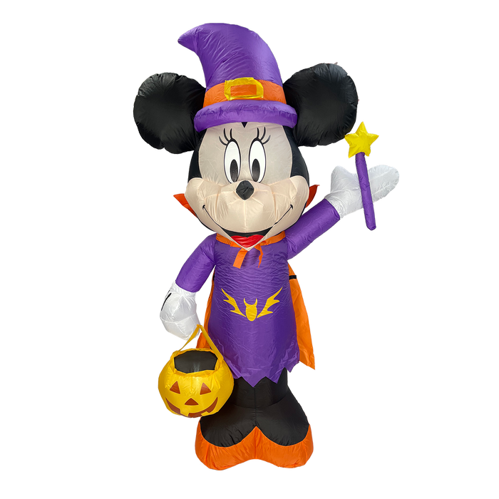 Disney 1.8m Halloween Minnie Witch Inflatable