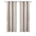 Claremont 120 x 223cm Natural Beacon Blockout Eyelet Curtain 