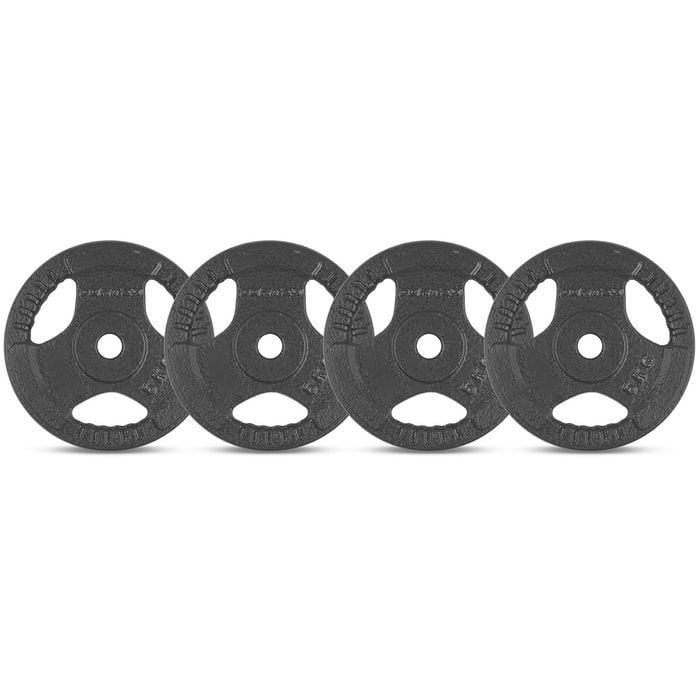 CORTEX 5kg Tri-Grip Standard Plates 25mm (Set of 4)