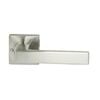 Miles Nelson Satin Nickel Verona Square Rosette Privacy Set